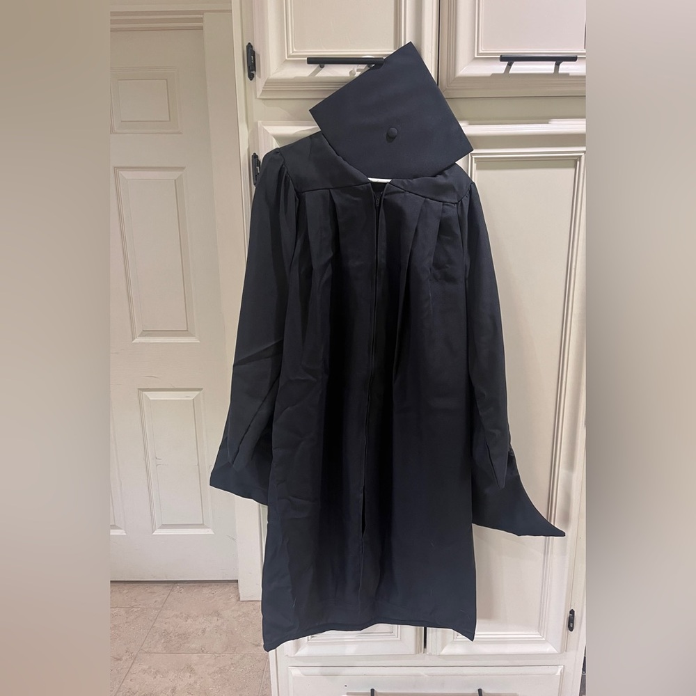 Master’s gown and cap